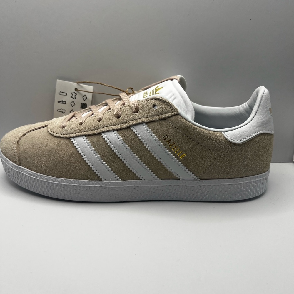Adidas Gazelle Pink Tint Cloud White SZ 6Y/7W